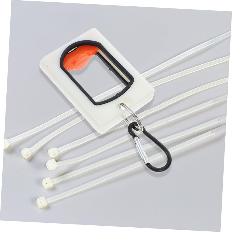 ORFOFE Cord Organizer for Desk Plastic Clip Zip Ties Luminous