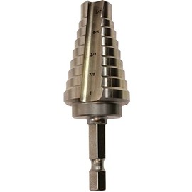 Makita 711497-A High Speed Steel Step Drill Bit, 9/16-to-1-Inch