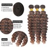 ZCMYVINND Brown Bundles Highlight Deep Wave Bundles 20 22 24