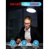 Jensense Edison Bulbs 6W E26 LED Bulb 60 Watt Equivalent,