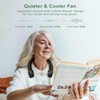 HFglobal Neck Fan, Hands Free Bladeless Personal Fan, USB Powered