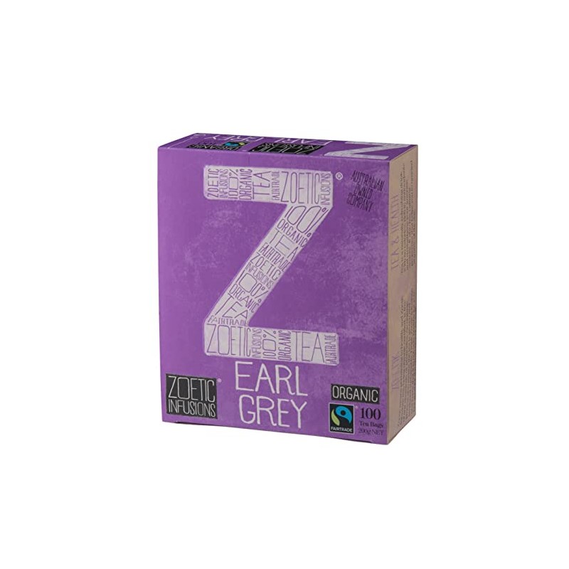 Organic Earl Grey Tea Bags 100 Pack