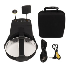 FPV Goggles DVR 5 Inch 5.8Ghz 40CH 800x480 Inbuilt 2000mAh Battery Ergonomic RC Drone Goggles for Quadcopter RC Car