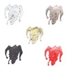 2pcs 3D Evil Jocker Emblem Jester Badge Metal Cast Clown