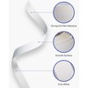 FAKILO Melamine Edge Banding, White Pre-glued Veneer Edge Banding for