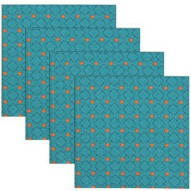 Ruvanti Servilletas de tela 100% algodón, paquete de 6 (combinado)