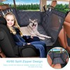 Back Seat Extender for Dogs + 2 Dog Seat Belts,