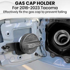 TACOMA GAS CAP HOLDER - Gas Cap Holder Compatible with 2016-2023 Tacoma 3rd Gen Fuel Cap Holder Tacoma Accessories - Black