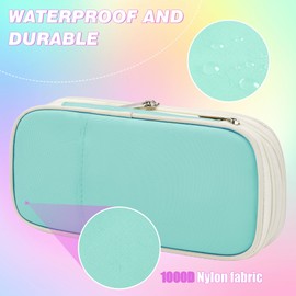 JAESITETER Big Capacity Pencil Pen Case Cute Pencil Case Office College School Large Storage High Capacity Pencile Pounch for Teen Girl Boy Men Women with smooth zipper
