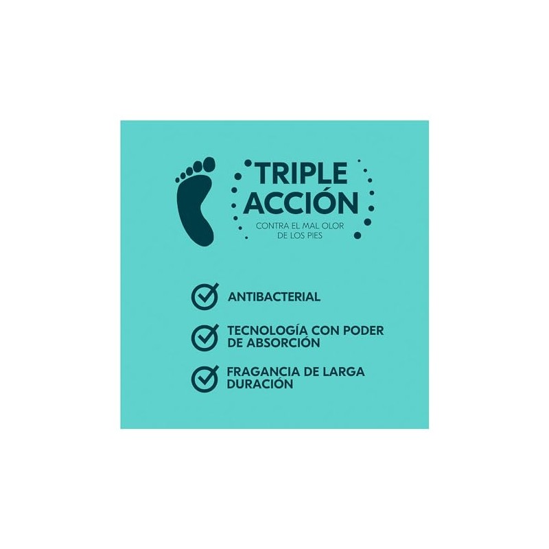 Rexona Efficient Desodorante Original para Pies en Talco Combate el