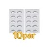 Pestañas Práctica Extensiones Maquillaje Lashista Set 10 Par