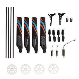 Helicopter Full Replacement Parts Set with 7 Accessories RC Rotor Blades Parts Kit for XK K127