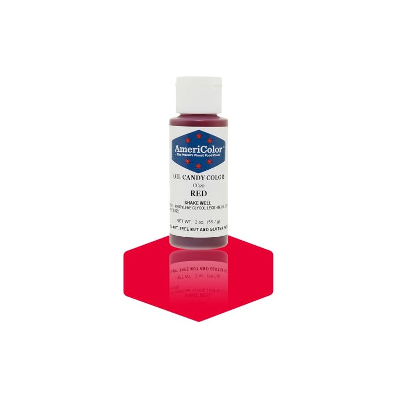 AmeriColor Candy Color Red, 2 Ounce