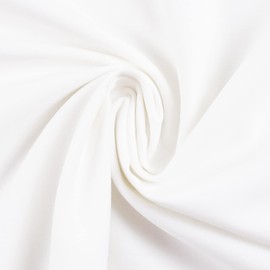 Swafing Heide Cotton Fabric Woven Plain Coupon (White, 2 m) - 36