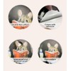 2 Stickers Mouse Reading Book in Wall 3D Sticker Decal