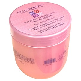 Pousutong Mascarilla Capilar Espesante Intensa Bio Keratin Luxury Collection, 16,9 Onzas Líquidas (500 Ml) 16,9 Onzas Líquidas (Paquete De 1)