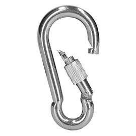 Carabina Carbine Hook with Screw Gate 10mm MARINE GRADE Stainless Steel DK76