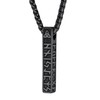 ChainsProMax Mens Black Necklaces Protection Necklace Cool Necklaces for Men