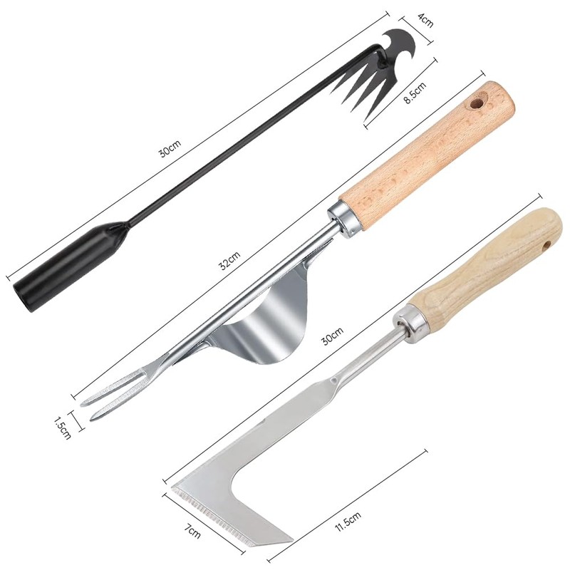 Everpwr 3 Pack Weeding Tools, Portable weeding Tools for Garden,