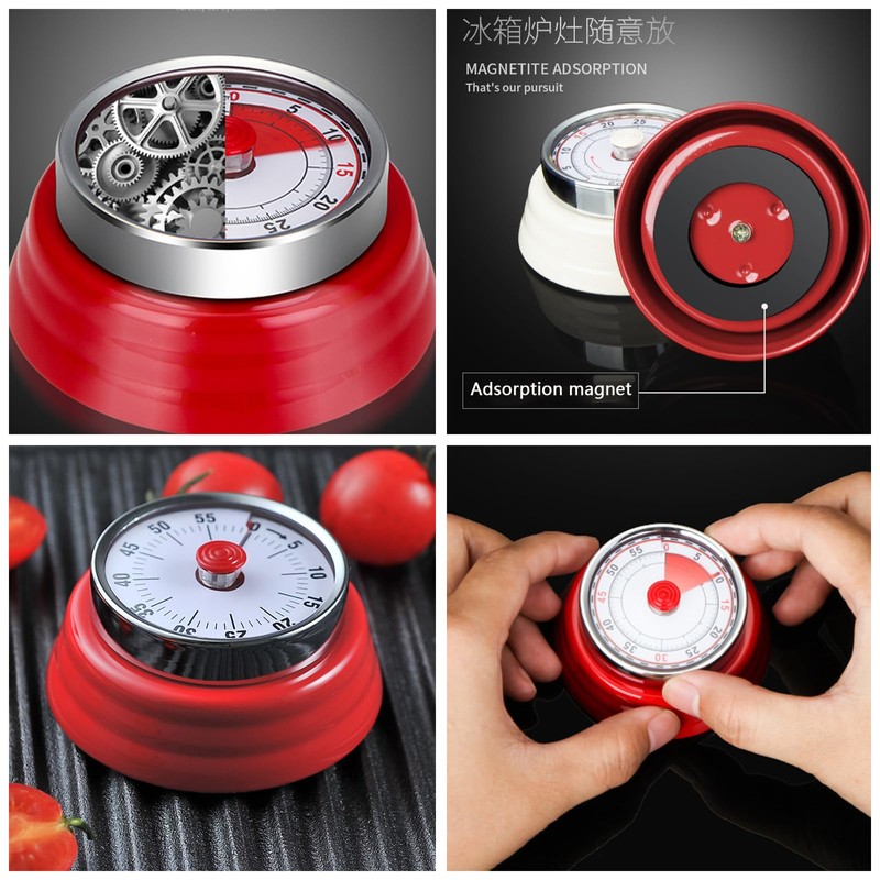Kitchen Timer Mechanical Timer Kitchen Magnetic Magnetic to Attach to