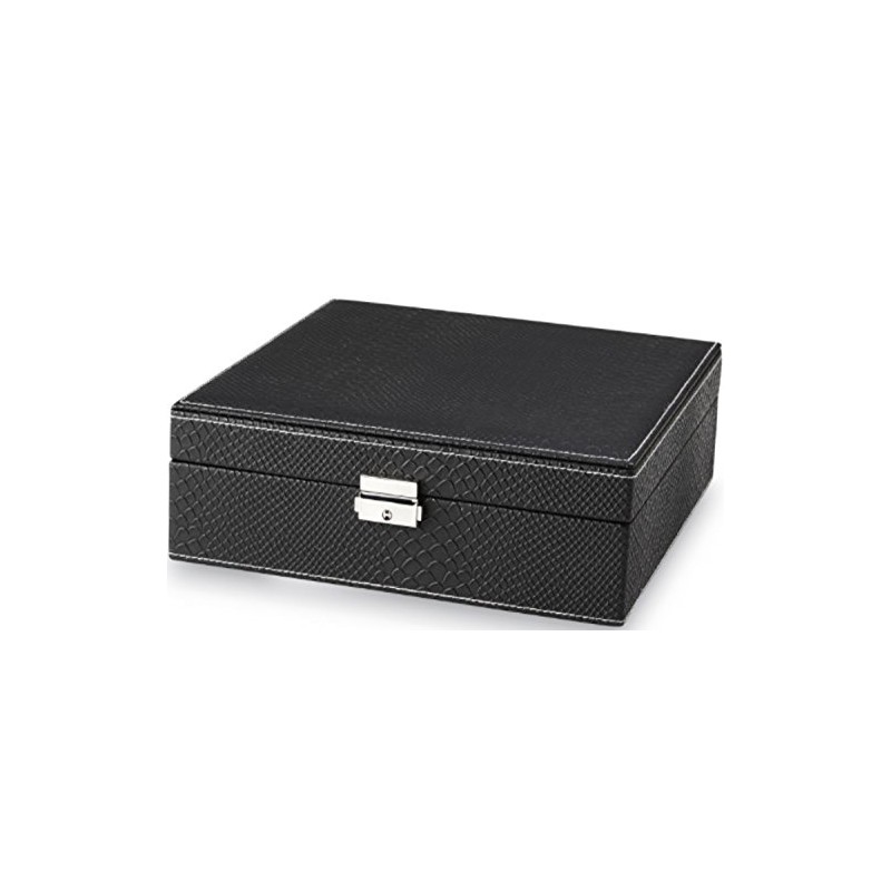 Jaclyn Smith Jewelry Box with Lock - Snakeskin Design