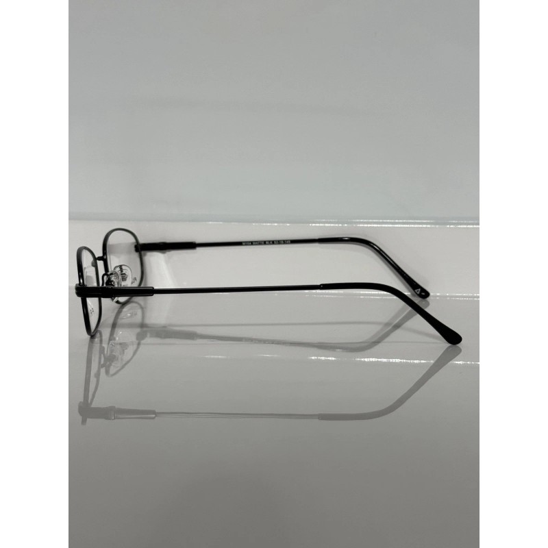 Primary M104 Matte Black Metal Unisex Eyeglasses 52mm