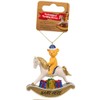 Suki Christmas Rocking Horse Glittered Christmas Tree Decoration - Customise