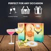 2-Pack Premium Margarita & Cocktail Flavored Salt Rimmers + Glasses