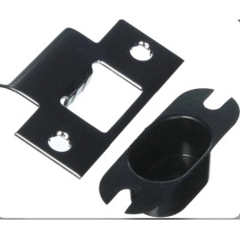 Baldwin 5510-102-TSTR Strike Plate with Dust Box & Screws