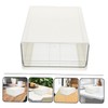 Operitacx Collapsible Stackable Storage Box Drawer Box for Office Supply