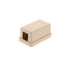 Networx Keystone Jack Surface Mount Boxes (1 Port, Ivory)