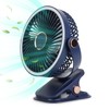 Edge by Body Code Portable Quiet Clip-On Fan with 5