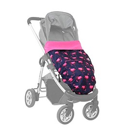 BundleBean - GO - Sling, Carseat, or Stroller Cover - Waterproof - Flamingos