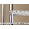 Sunway Shelf Pole Hooks 5-Pack | Black Variety Pack |
