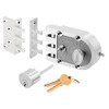 Segal SE 14328 Single Cylinder Deadbolt Chrome Slam Lock with