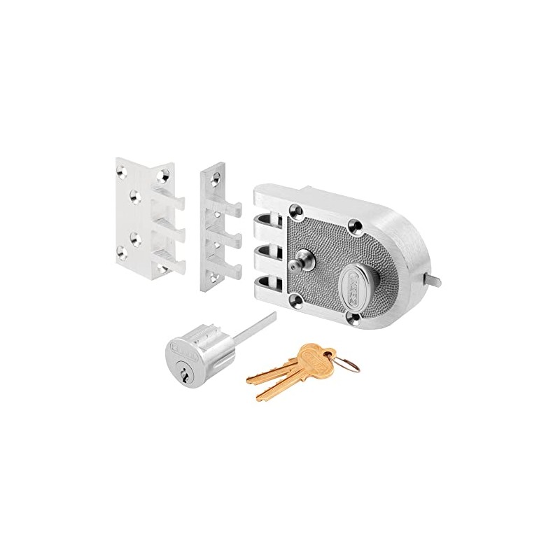 Segal SE 14328 Single Cylinder Deadbolt Chrome Slam Lock with