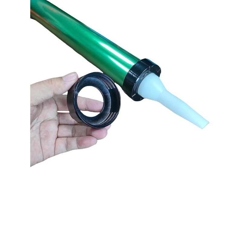 Sausage caulking gun Aluminum Front Cap, Durable Sausage Caulking Gun