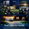 SOLPEX Solar Ground Lights, 16 Pack Solar Lights Outdoor Waterproof,