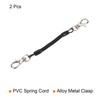 PATIKIL Retractable Coil Spring Keychain with Lobster Clasps 8", 2