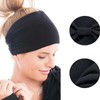Headbands Women's Wide Hair Band Boho Floral Print Knot Elastic