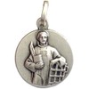925 Sterling Silver Saint Lawrence Medal