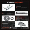 A-Premium Set of 6Pcs Engine Timing Chain Kit W/Tensioner &