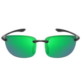 JULI Nylon Polarized Sunglasses for Men Women Driving Fishing Baseball Driving 8001(Nylon Polarized Grey/Green Revo)