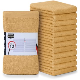 Utopia Towels - Kitchen Bar Mops Towel, Pack of 12 Towels - 16 x 19 Inches, 100% Cotton Ring Spun, Super Absorbent Bar Towels, Multi-Purpose Cleaning Towels for Home and Kitchen Bars