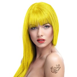 2 x Crazy Color Semi-Permanent Hair Colour 100 ml (Canary Yellow - Yellow)