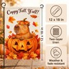 Capybara Fall Garden Flag Decor, Autumn Thanksgiving Fall Flags for