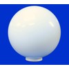 12" White Acrylic Round Plastic Light Globe Pole Post Lamp