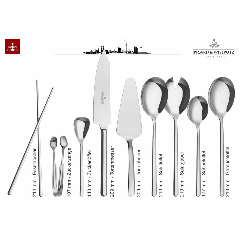 Picard & Wielpütz Ventura 6108 4-Piece Pizza Set in White