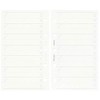 DaVinci DMR342 Personal Organizer Refill Mini 5 Hole Size Checklist