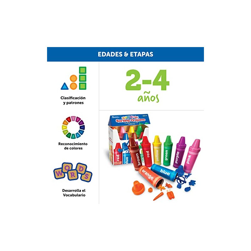 Learning Resources Crayones de clasificación en Varios Colores